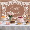10X10ft Cielito Lindo Party Decorations Photo Backdrop Photography Background, Mexican Baby Shower Talavera Backdrops Photo Booth Prop Banner Balloons Wall Decor Tablecloth view 4