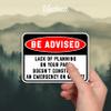 (3Pcs) Lack of Planning on Your Part Doesnt Constitute an Emergency on My Part Sticker Funny Sarcastic Sayings Humorous Vinyl Decal for Tumbler Laptop Tablet Books Phone -Size 3x2.2 Inches view 2