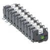 24mm Label Tape Compatible with TZe 251 151 451 551 651 751 for Label Makers 5/10 Pack(10PK Black on White) view 1