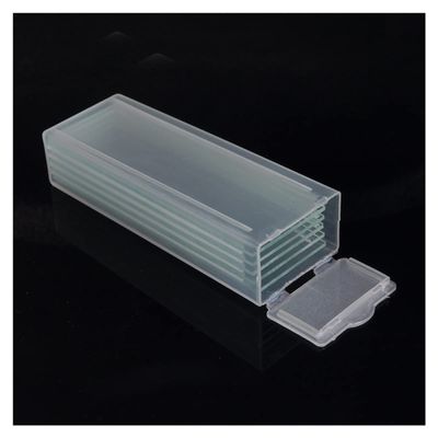 JOEBO Microscope Kit 5Pcs 1mm Thickness Cavity Glass Coverslips Blank Sample Cover Glass Microscope Lens Adapters