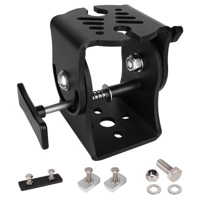 Upgraded Collapsible Antenna or LED Fog Light Adjustable Mounting Bracket for Pioneer Platform, Vortex and Heavy Duty Bars Applications CB Radio Antennas, LED Fog Lights, Truck LED Lights and More