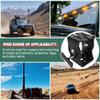 Upgraded Collapsible Antenna or LED Fog Light Adjustable Mounting Bracket for Pioneer Platform, Vortex and Heavy Duty Bars Applications CB Radio Antennas, LED Fog Lights, Truck LED Lights and More view 2