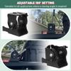 Upgraded Collapsible Antenna or LED Fog Light Adjustable Mounting Bracket for Pioneer Platform, Vortex and Heavy Duty Bars Applications CB Radio Antennas, LED Fog Lights, Truck LED Lights and More view 3