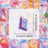 50PCS Colorful Candy Transparent Stickers,Cute Lollipop Waterproof Decals for Computer Phone Skateboard Water Bottle Laptop Luggage Notebook Scrapbook Refrigerator Journal for Teens Girls Kids view 2