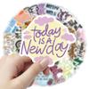 200PCS English Inspirational Words Stickers for Students Teachers Teens Adults,Motivational Waterproof Decals for Water Bottle Scrapbook Phone Laptop Journal Guitar Computer Skateboard Luggage view 3