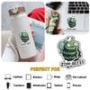 3 Pcs Zom-Bee Sticker  Funny Zombie Bee Pun Vinyl Decal for Water Bottle, Laptop, Helmet, Notebook, Car, Horror Cute Cartoon Sticker Gift Halloween  3 Inch view 4