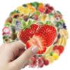 50PCS Fruits Transparent Stickers for Water Bottles Phone Skateboard Laptop Computer Notebook Helmet Scrapbook Refrigerator Luggage Cup,Cute Fruit Waterproof Decals for Teens Adults Girls view 3