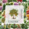 Greenery Plant Stickers 50PCS for Teens Kids Adults,Cartoon Transparent Green Plants Waterproof Sticker Decoration Laptop Scrapbook Water Bottle Notebook Phone Car Refrigerator Journal Skateboard view 2