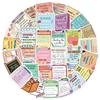 100PCS Mental Health Awareness Motivational Stickers,Inspirational Affirmation Waterproof Aesthetic Decals Decoration Laptop Water Bottle Motorcycle Skateboard Journal Phone for Adults Teens Students view 1