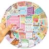 100PCS Mental Health Awareness Motivational Stickers,Inspirational Affirmation Waterproof Aesthetic Decals Decoration Laptop Water Bottle Motorcycle Skateboard Journal Phone for Adults Teens Students view 3