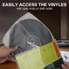 Gatefold Outer Vinyl Sleeves, 12 Inch LP Record Sleeves for 3 Mil Thick Clear Plastic Foldable Album Cover Protector, 15pcs view 2
