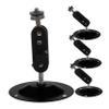 KONTONTY 4 Mount Camera Shelf for Home Security Adjustable Plastic Camera Holder in Black for Indoor Use view 1