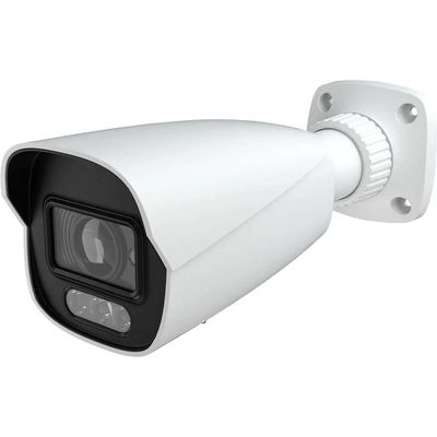 ENS Security Titanium IP-5IR4C22-MZ-PA 4MP Full Color IP Bullet Camera, 2.8-12mm Motorize Zoom Lens Active Deterrence Night Vision 131FT True WDR VCA 2-Way Audio PoE NDAA Compliant
