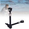 11 Inch Articulating Magic Arm, Camera Mount with 1/4 Screw and Locating Pins, Supports Horizontal 180 Adjustment and 360 Rotation, Magic Arm Clamp Mount for Camera view 3