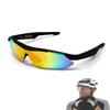 Cycling Bluetooth Sunglasses for Men, Women, Sport Smart Glasses, Built-in Mic & Open Ear Music Speakers, UV400 Protection,Wind Noise Reduction, for Biking, Running & Scootering (Black and orange) view 1