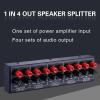 1 in 4 Out Professional Sound Distribution Panel Single Input 300W Per Channel for Commercial Losslessly view 4