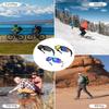 Cycling Bluetooth Sunglasses for Men, Women, Sport Smart Glasses, Built-in Mic & Open Ear Music Speakers, UV400 Protection,Wind Noise Reduction, for Biking, Running & Scootering (Black and gray) view 2