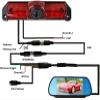 Backup Camera Compatible for Chevrolet Express GMC Savana Cargo Van Transporter Chevy Express/GMC Savana Explorer Replace Thrid Brake Light (with Monitor) view 4