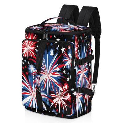 Adornori July 4th Indepenence Day Travel Backpack Carry On Flight Approved for Men Women, Lightweight Large Luggage Weekender Casual Daypack Backpacks for Traveling Airplane