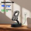 ZOWEETEK Cell Phone Stand with Wireless Bluetooth Speaker,Loud Sound,8H + Playtime,Bluetooth 5.3,Anti-Slip Base,Phone Holder with Speaker,Foldable Design,Desk Gifts for Home,Birthday Men and Women view 3