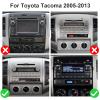 2+32G Android 13 Double Din Car Stereo for Toyota Tacoma 2005-2013 with 9 Inch Touchscreen Radio Built-in Wireless Carplay/Android Auto/GPS/Bluetooth/FM/AUX-in/Steering Wheel Controls/Backup Camera view 2