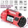 NOAA Emergency Weather Radio AM/FM/SW Solar Hand Crank view 3