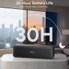 FULMINARE 50W Powerful Sound Bluetooth Speaker, 24H Playtime Wooden Body Speaker with Bluetooth 5.3, 4-in-1 Playing Modes (AUX/TF Card/USB/FM Radio), Rich Bass HD Audio for Indoor Outdoor Party view 3