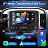 Android 13 Car Stereo for Chevy Silverado GMC Sierra 2014-2018 with Original car Style knob,10 inch Radio with Wireless CarPlay Android Auto/BT/GPS/FM/SWC Type-C Fast Charging 2GB 64GB view 3
