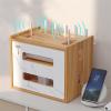 Cable Organizer Box Router Storage Box Shelf Wireless WiFi Light cat Wire Finishing TV Set-top Box Placement Shelf Cable Management Box (3) view 4