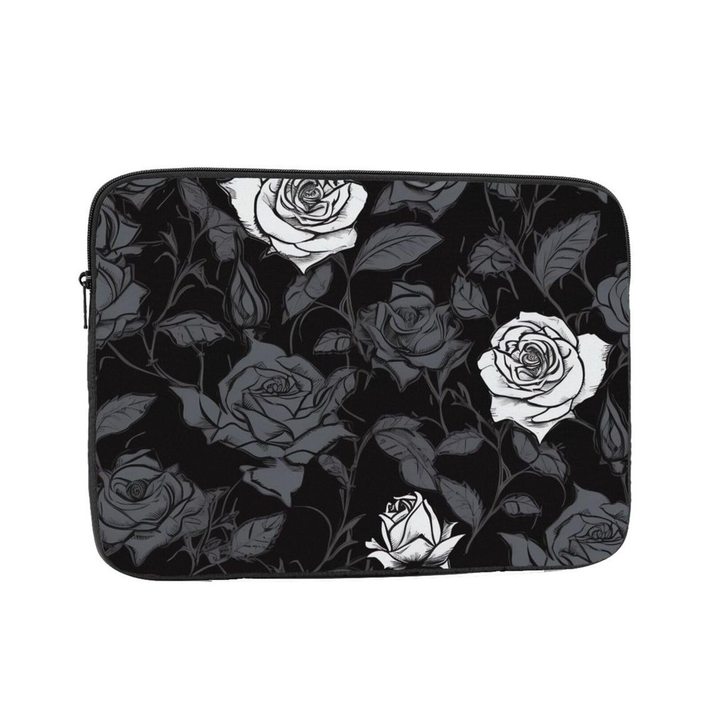 10 Inch Laptop Sleeve Bag Waterproof Shockproof Laptop Case Bag Rose Gothic Computer Skin Bags Lightweight Tablet Carrying Case