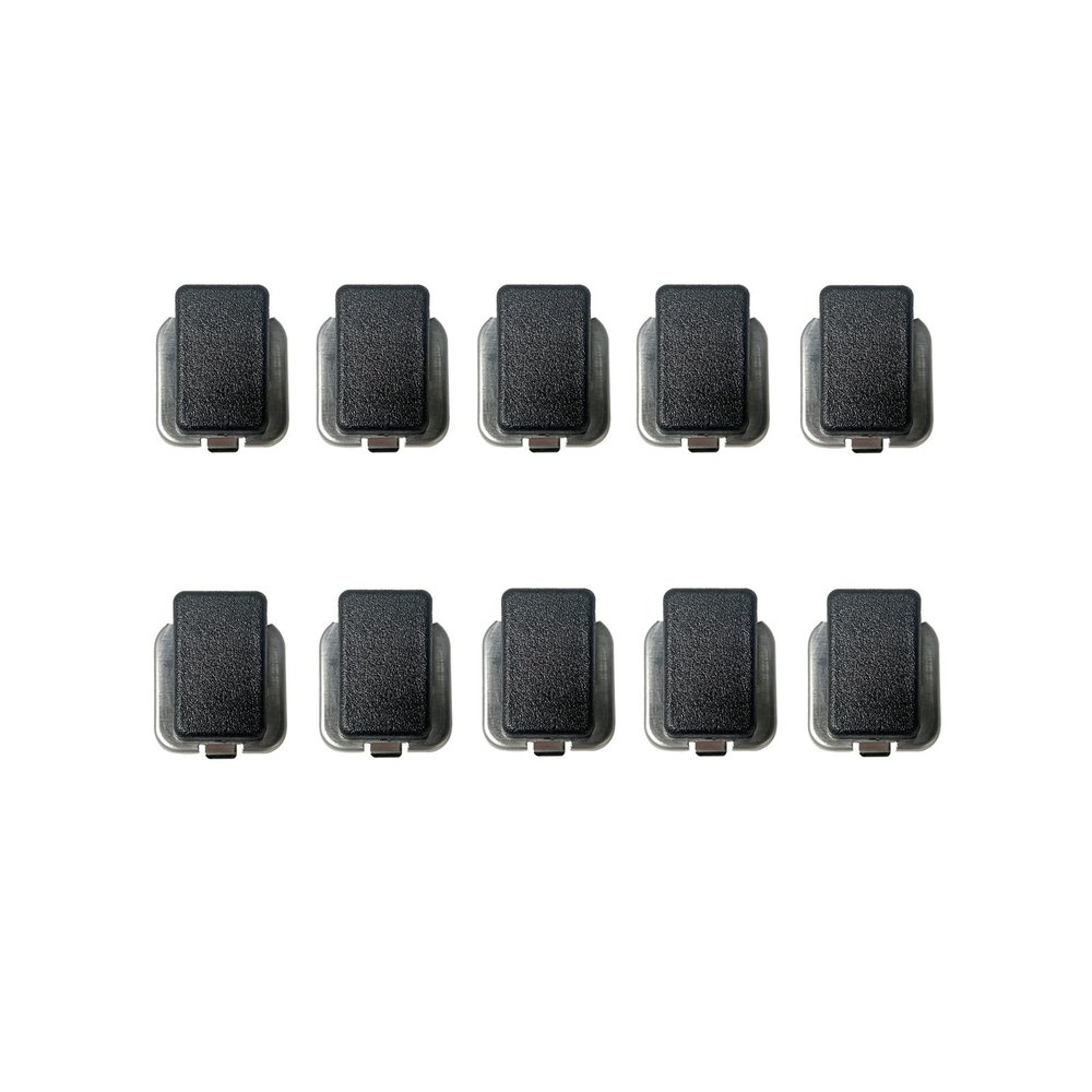 10 Pack Remote Speaker Microphone Mic Belt Clip Replacement for PMMN4013 PMMN4013A PMMN4076A PMMN4076 PMMN4073AL PMMN4022 PMMN4022A PMMN4021A PMMN4021 PMMN4025A PMMN4051 PMMN4029 Shoulder Speaker Mic