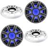 Kicker (2) 51MWE104 - MWF 10-Inch Premium Marine Subwoofer (for Enclosures) 4-ohm and 51MWG10W White Grill Bundle view 1