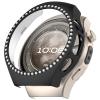 2 Pack Bling Cases for Huawei Watch 5 46mm Cover Hard PC Crystal Diamonds Rhinestone Protective Bumper Shell Smartwatch, without Screen Protector (Black/Black) view 2