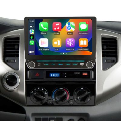 Car Radio for Toyota Tacoma 2005-2015 Stereo Replacement Upgrade 10.1 inch 8Core Touch Screen Wireless CarPlay & Android Auto Head Unit Support GPS Navigation Bluetooth 4G WiFi DSP SWC FM/AM 48EQ