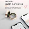 Cloisonn Smart Ring for Women Men,Unique Health Monitoring,Fitness Tracker with Heart Rate,Blood Oxygen,Stress Monitor,Sleep,Compatible with Android and iOS,IP68 Waterproof,No Subscription (11#) view 3