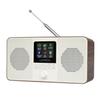 LEMEGA IR4S Stereo WiFi Internet Radio,FM Digital Radio, Spotify Connect, Bluetooth Speaker, Dual Alarms Clock, 40 Presets, Headphone-Output, Batteries or Mains Powered (Dark Walnut) view 1
