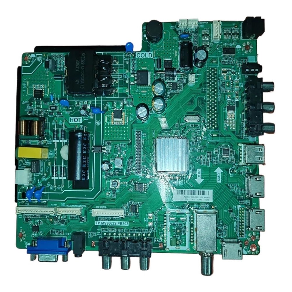 KVGGWPUJ TP.MS3663S.PB802 Three in One TV Motherboard 6 Specifications(35W 1T 0 SD0CI 87v)