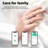 Cloisonn Smart Ring for Women Men,Unique Health Monitoring,Fitness Tracker with Heart Rate,Blood Oxygen,Stress Monitor,Sleep,Compatible with Android and iOS,IP68 Waterproof,No Subscription (12#) view 4