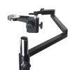 Microscope Kit Rotatable Universal Articulating Arm Stand for Binocular Trinocular Stereo Zoom Microscope Focus Microscopio Microscope Lens Adapters(B) view 4