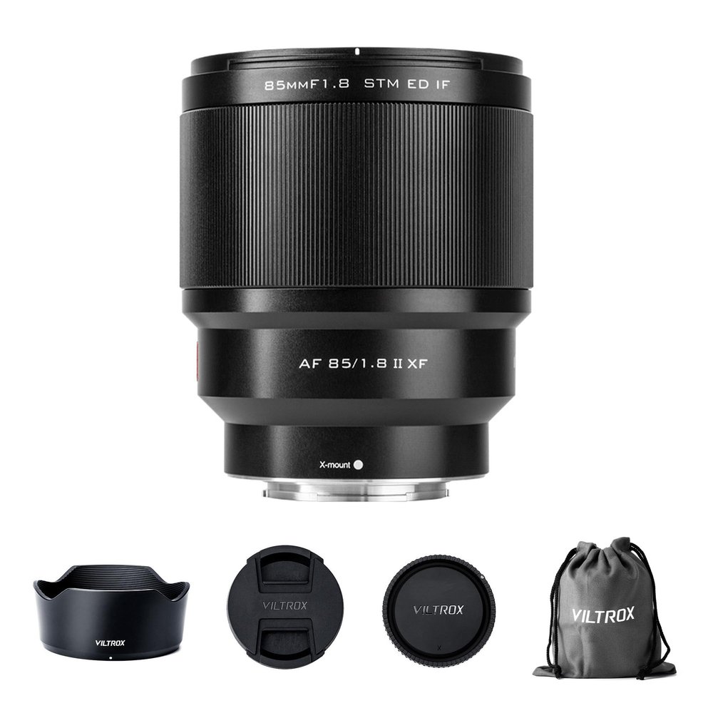 VILTROX 85mm f/1.8 F1.8 Mark II XF Lens for Fuji X Mount Auto Focus Portrait Prime Lens Compatible with Fujifilm X Mount Cameras X-T2 X-T3 X-T30 X-T20 X-T10 X-T100 X-PRO2 X-PRO3 X-A3 X-A5 X-A7