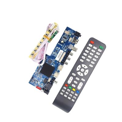 KVGGWPUJ Android Smart TV Motherboard S368LA1.5 Android 9.0 Sys 4 Core 512+4G 1G+8G Remote Control Modification Software(512MB-4G)