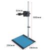 JOEBO Microscope Kit 1-130X Zoom Digital Industrial Microscope Camera Microscope Lens Adapters(A Microscope Set) view 2