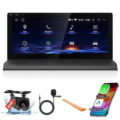 10.25" Octa Core 4G+32G Car CarPlay Android Auto Navigation Android Stereo GPS Radio Display IPS Touchscreen Headunit Tablet Media Player(V2) for Lexus NX 2014-2017