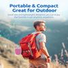 Portable Bluetooth Speaker with Lights, Powerful Stereo Loud Sound Wireless Small Speaker, IPX5 Waterproof, BT5.3, TWS Pairing, for Outdoor/Home/Party/Beach/Shower, Birthday Holiday Electronic Gift view 4
