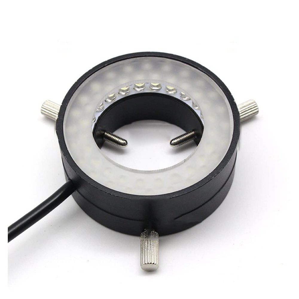 JOEBO Microscope Kit Industrial Microscope Ring Light Inner Diameter 30mm Microscope Lens Adapters(Yellow)