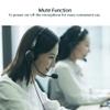 FUZHUI 330 Rotatable Earmuffs USB Call Center Headset with Microphone, Noise Cancelling Dual Speaker, Silenced Function, 2.5m Cable for Clear Communication view 2