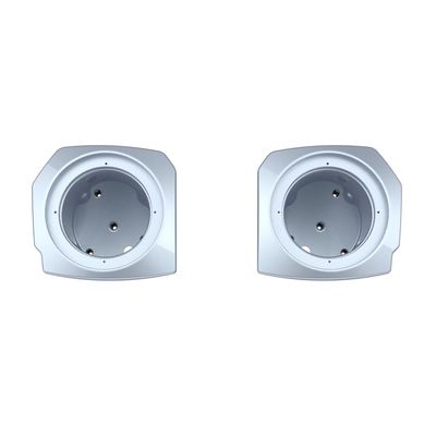 Advanblack 2024 Road Glide Lower Fairing Speaker Pods Color-Matched 6.5" Speaker Pods Fit for 2023.5-2025 Harley Touring FLTRX RG/SG FLHX (Atlas Silver Metallic)