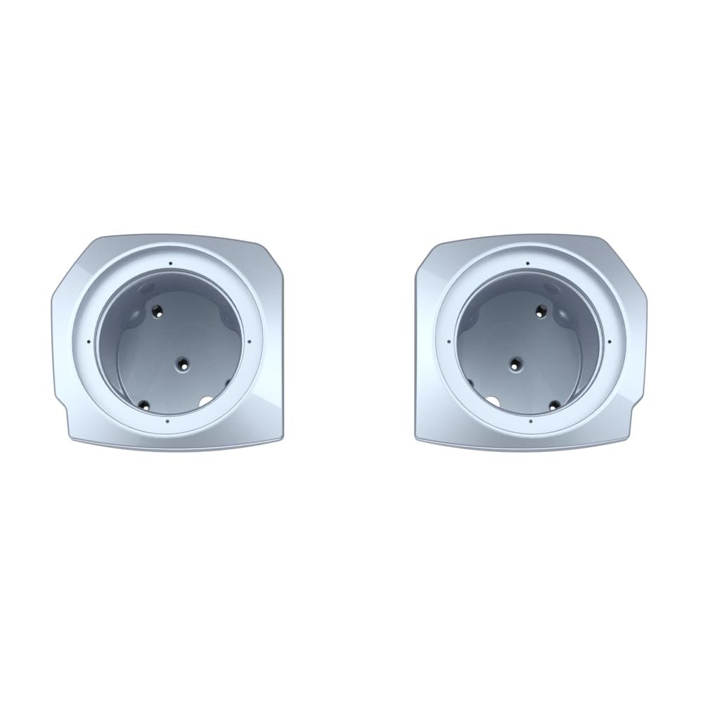Advanblack 2024 Road Glide Lower Fairing Speaker Pods Color-Matched 6.5" Speaker Pods Fit for 2023.5-2025 Harley Touring FLTRX RG/SG FLHX (Atlas Silver Metallic)