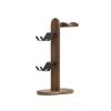 BJOHVPPS Headphone Stand, Wooden Desktop Headphone Stand Universal Headset Holder Hanger Mount Aluminum with Protective Silicone Pad, Gaming Headset Accessories(Black) view 1