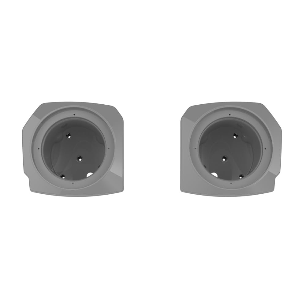 Advanblack 2024 Road Glide Lower Fairing Speaker Pods Color-Matched 6.5" Speaker Pods Fit for 2023.5-2025 Harley Touring FLTRX RG/SG FLHX (Billiard Gray)